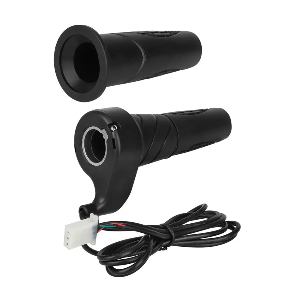 update. T76X Right Hand Half Grip Throttle for Electric Scooter Bikes Compatible with 12-72V Offering Accurate Throttle Control