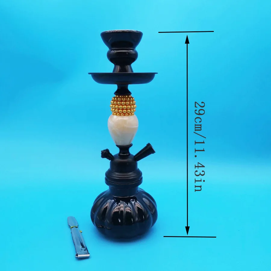 New Arabian Hookah Complete Single And Double Glass Bottle Hookah Collection Hose Fittings