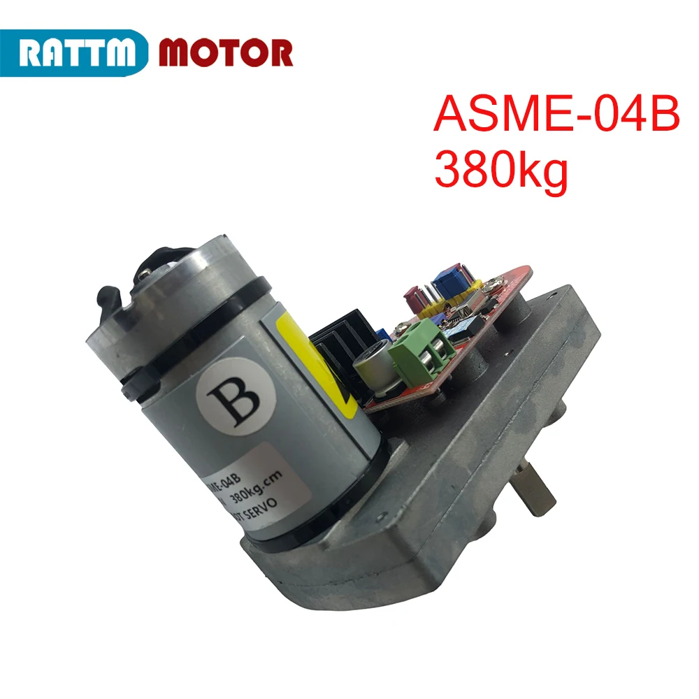 Digital Super Large Torque Steering Gear Servo Motor ASME-04B 380kg.cm Compatible with Futaba,JR,SANWA,Hitec