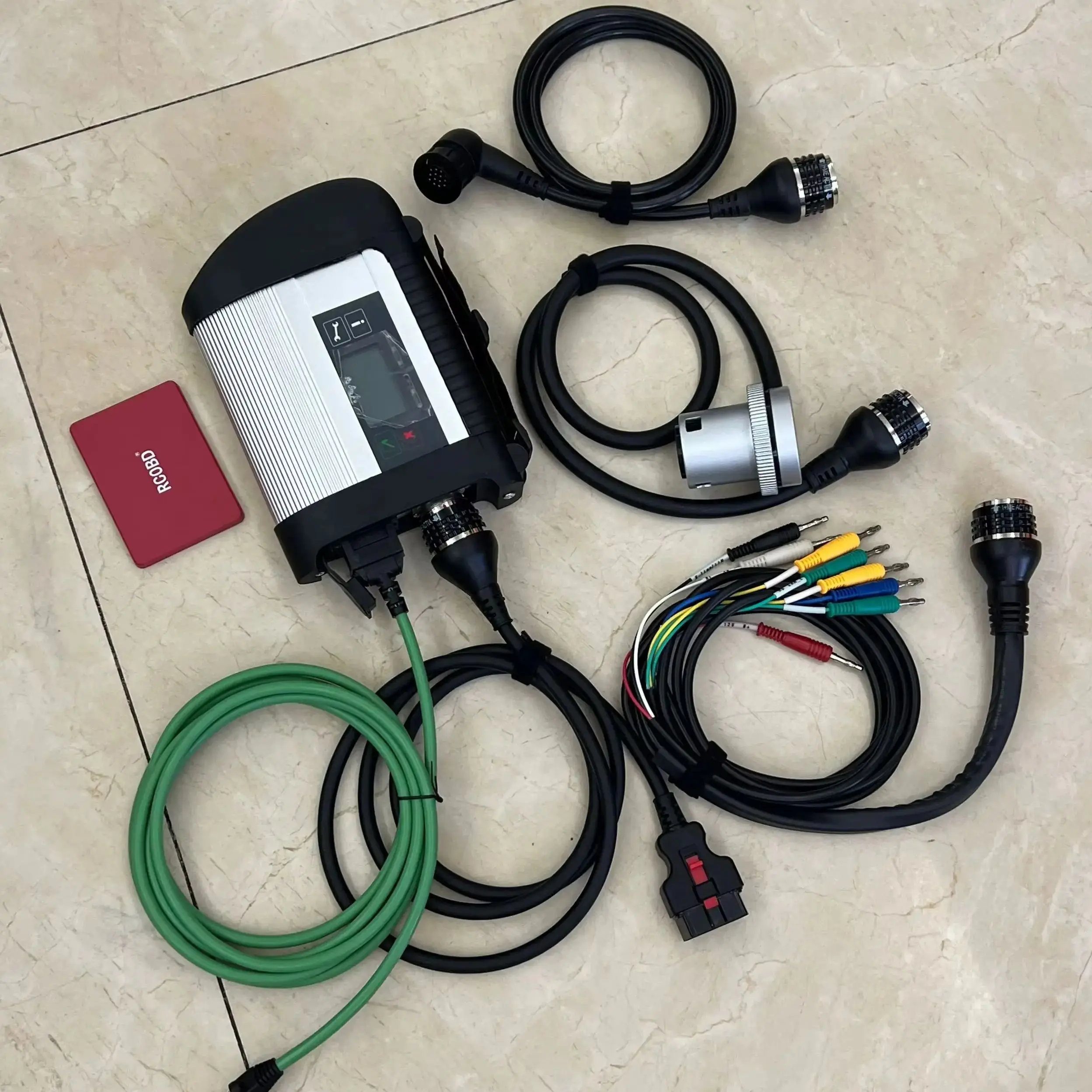 أداة تشخيص السيارات المدمجة لشاحنة السيارة MB STAR C4 SD 2023.09 برنامج WIFI Connect لمرسيدس MB Star Multiplexer DoIP Pro