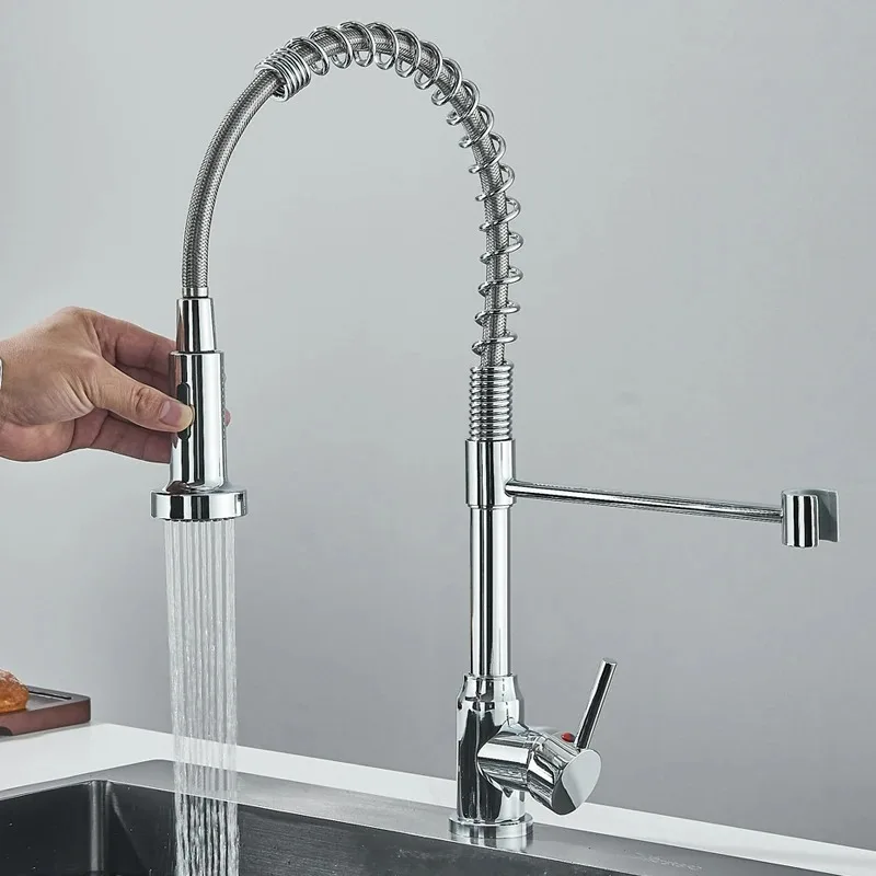 for-360-degree-rotation-stream-sprayer-nozzle-kitchen-sink-crane-black-gourmet-kitchen-faucets-deck-mounted-hot-cold-mixer-taps