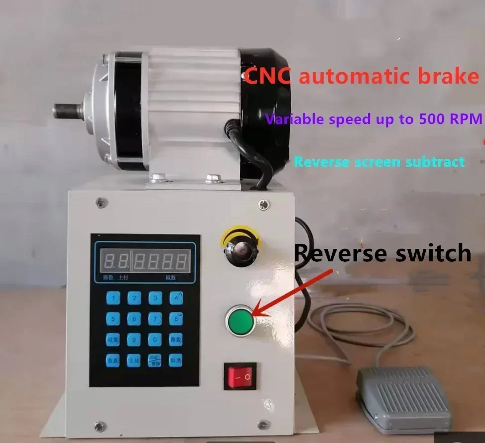 650W/800W CNC electric wire winding machine enameled wire automatic winder with adjustable speed Hot sales
