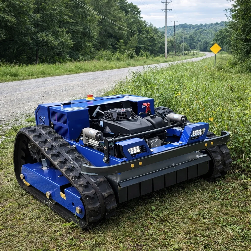 

Customized Slope Garden Industry Lawn Mower - New China Factory Price Self-Propelled Remote Control All Terrain Equipment