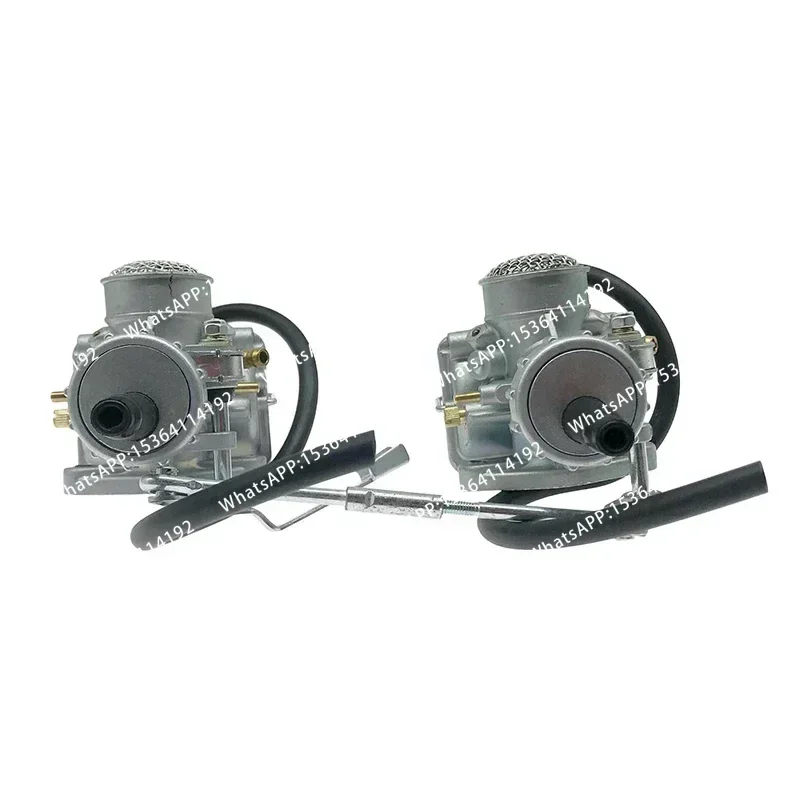 New Twin Carburetor Carb Fits CB200 CB200T 1974 1975 1976, 3 pieces