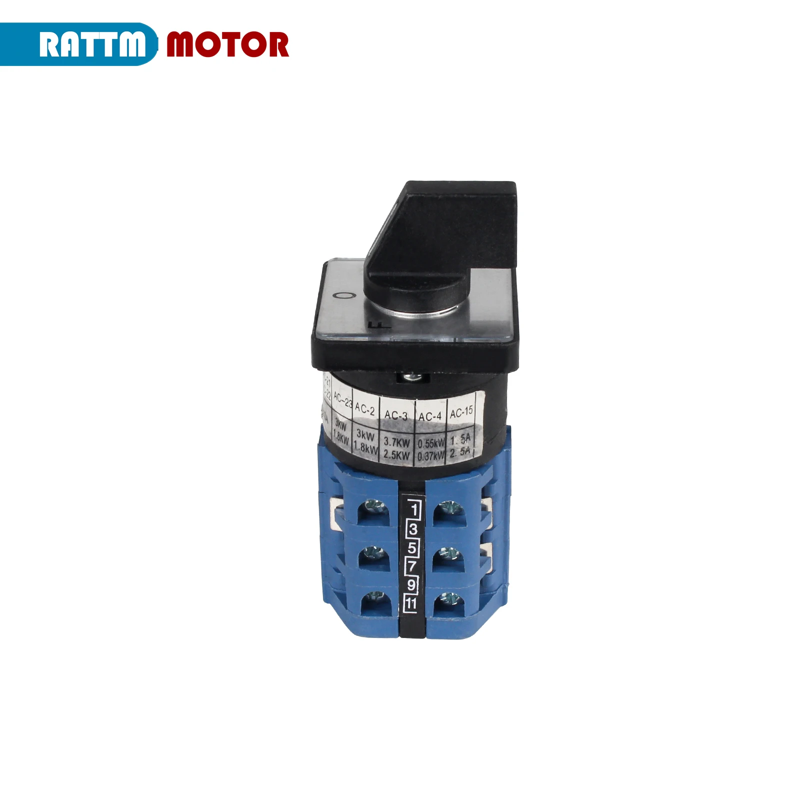 

Mini Lathe Accessories Part Motor Forward Off Reverse Switching YXW26-10/3 Rotary Cam Switches