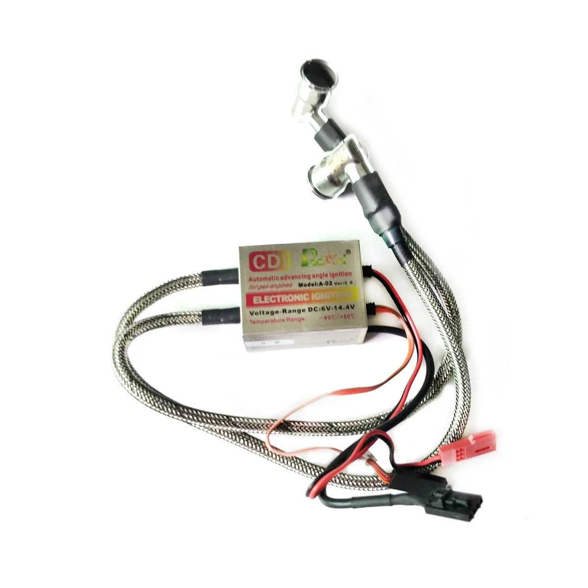 Rcexl CDI Twin Ignition CM6 90 grados 6V-12V ángulo de avance automático con kit de sensor para 2008 después del motor de 3W