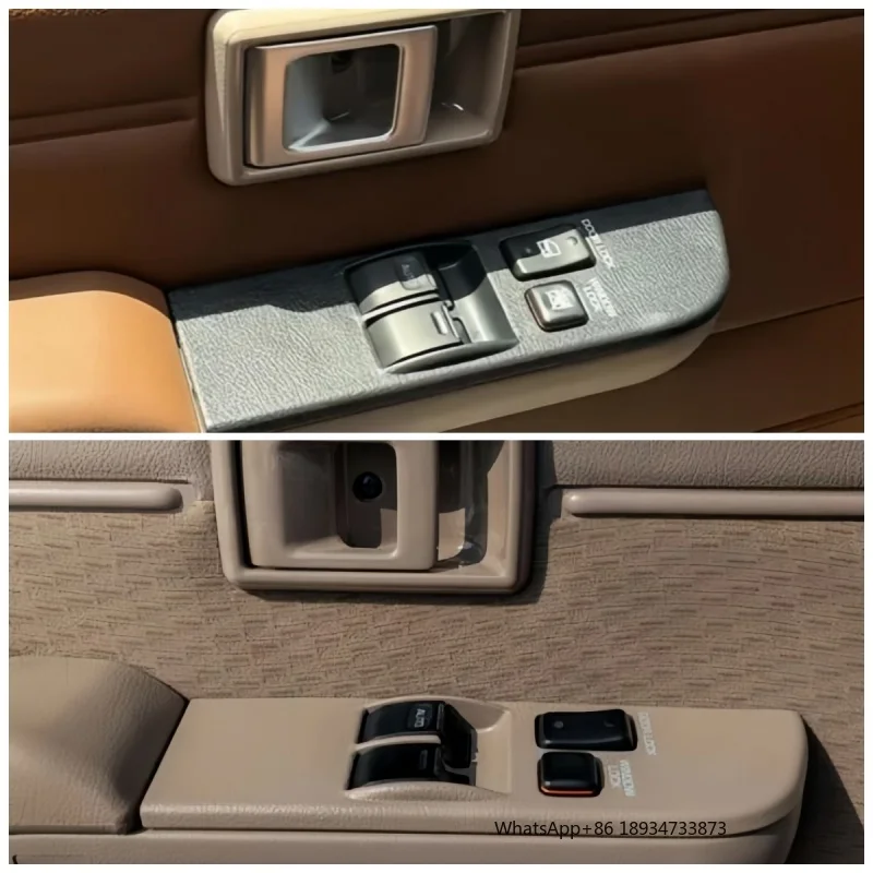 YBJ Car Accessories Single Cabin Inner Window Switch for Land Cruiser 70 78 2007-2024 LHD RHD Grey Beige LC79 Door Panel Button