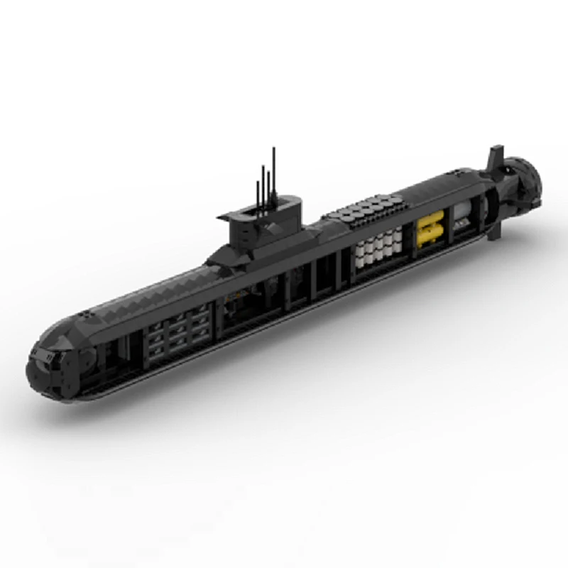 SNLE السفن العسكرية الحديثة نموذج MOC قوالب بناء معدات الحرب وحدات التكنولوجيا الهدايا عطلة تجميع ألعاب أطفال البدلة