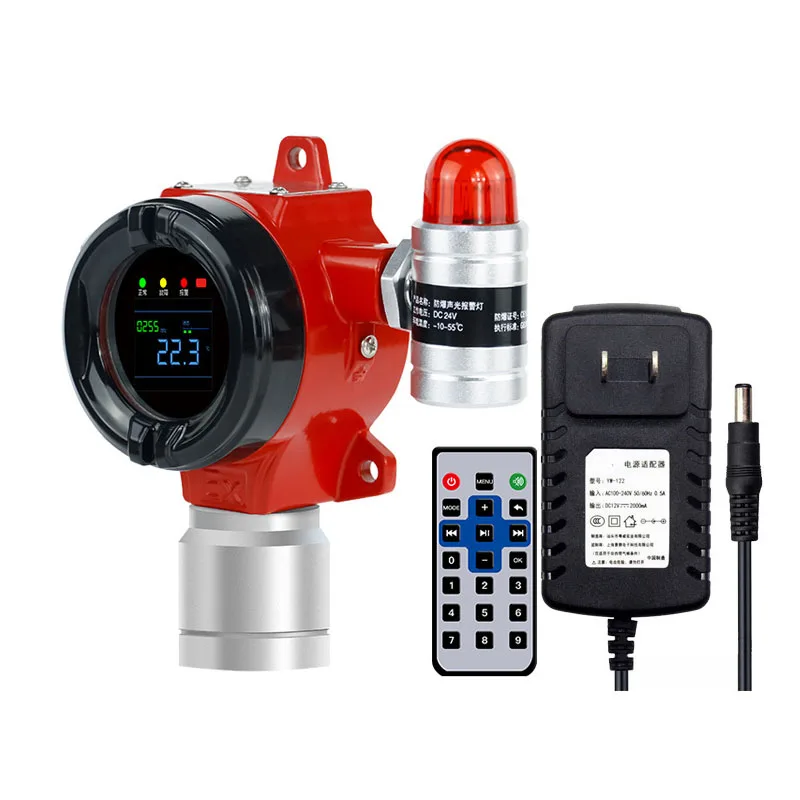 

KOOJN Industrial Explosion-proof Combustible Gas Detection Alarm Wiring Free Commercial Natural Gas Leakage Detector