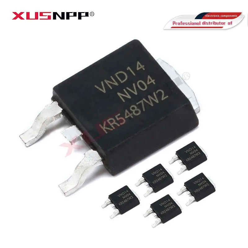 10pcs VND14NV04 TO-252 VND14NV04TR-E VND14NV04TR VND3NV04 VND1NV04 VND14 NV04