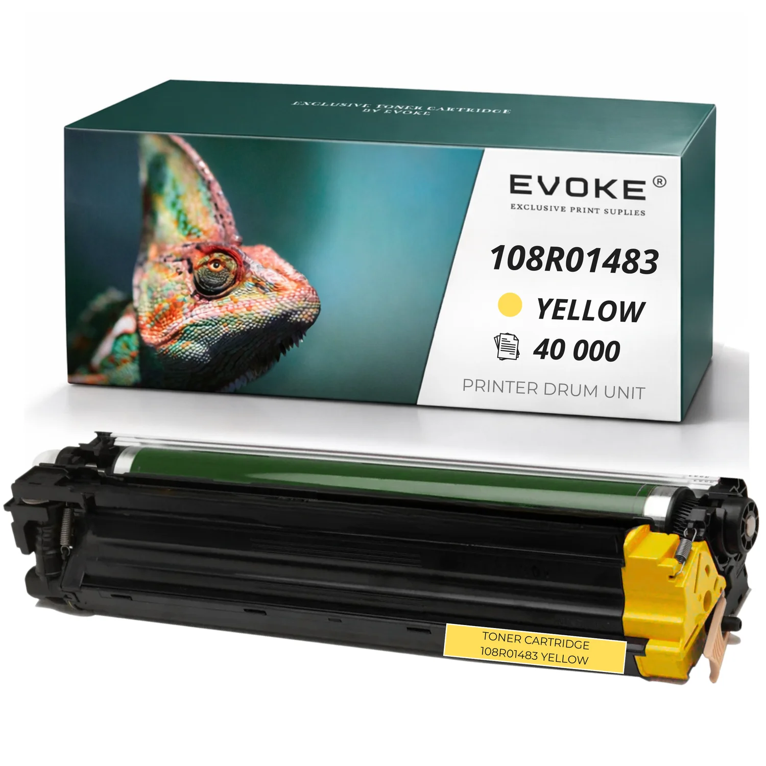 Evoke compatibele trommel voor Xerox C500 C505Y 108R01483 C500Y C505Y C500 C505 Geel 40000 pagina's Versalink C500 C505