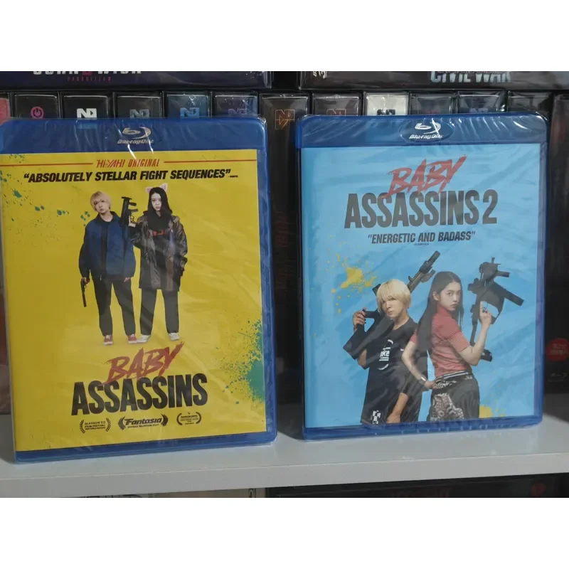 Spice Girl Assassin 1 and 2 US Version Blu-ray BD Without Chinese Characters Brand New Unopened Two Combined