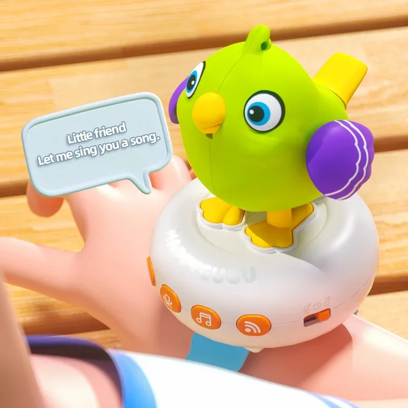 Vogeluid Gecontroleerd Inductie Kinderhorloge Educatief speelgoed Vogel Intelligent horloge Puzzel Fluitje Speelgoed voor jongens Kindergeschenken