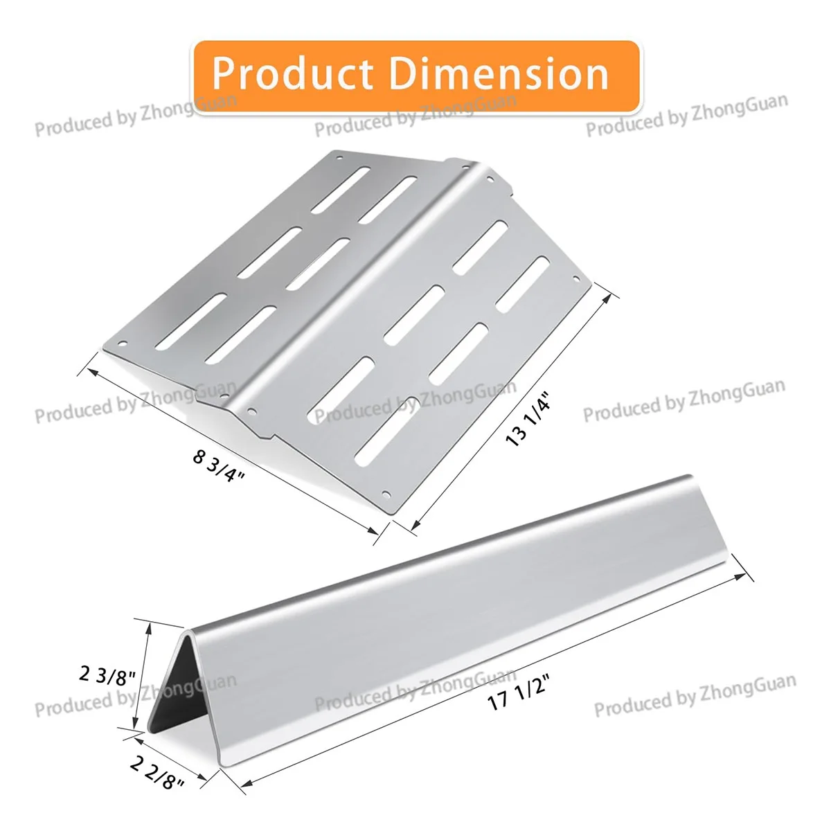 Replacement Parts for Weber Genesis 300 Series Stainless Steel Heat Conductor Gas Grill
