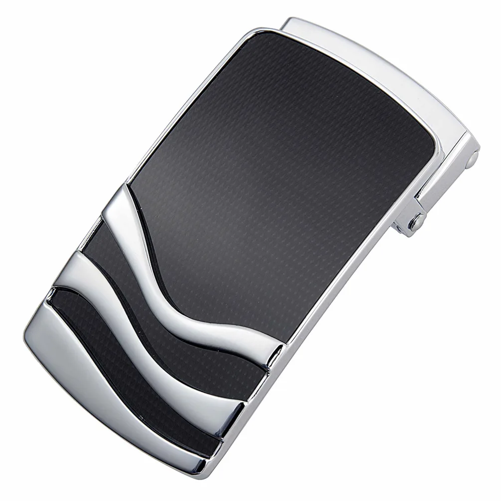 3.3CM New smooth buckle head, popular alloy buckle, men's punched belt head LYZ136-0399