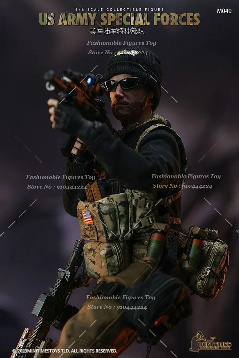 Mintimes اللعب M049 1/6 الرجال الجندي الجيش القوات الخاصة مجموعة كاملة العسكرية القتالية دمية 12 بوصة عمل الشكل الألعاب العسكرية #4