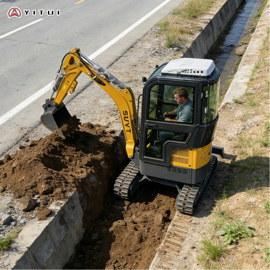 

Customized 1.2ton Excavator For Global Export Ce Approved Small Excavator With Safety Features For Construction & Farming