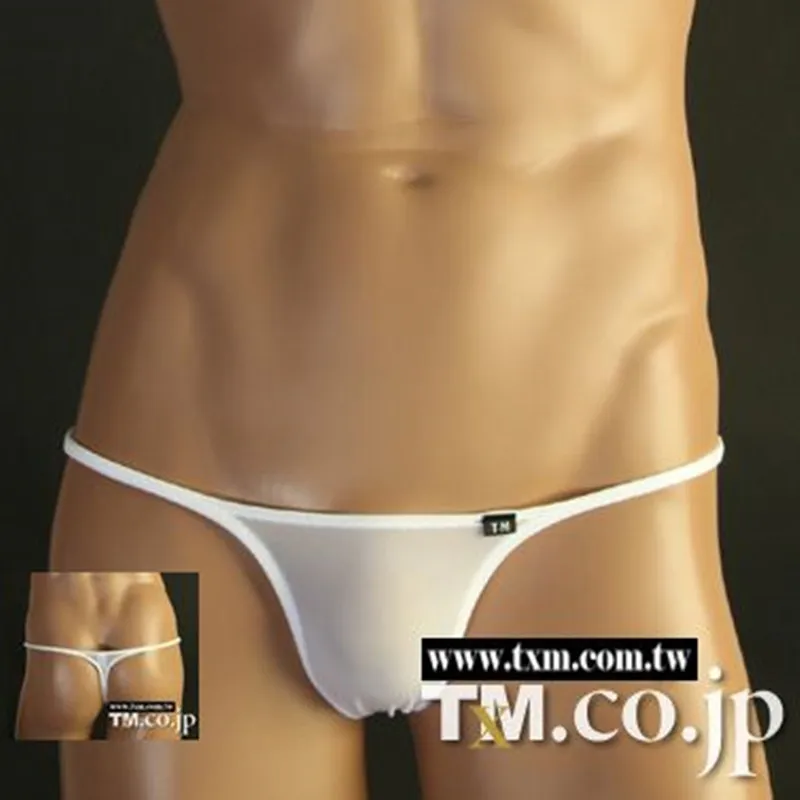 Men's Thong, High Elastic Silky Smooth T-back Underwear for Daily Wear