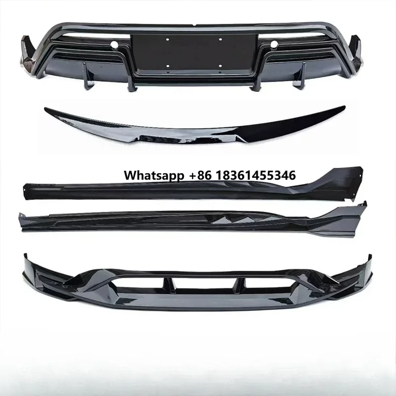 For SEAL EV 22-25 modified Gloss black Front lip Rear lip Side skirt Tail Wing spoiler Surround Car AccessoriesBody Kit 2
