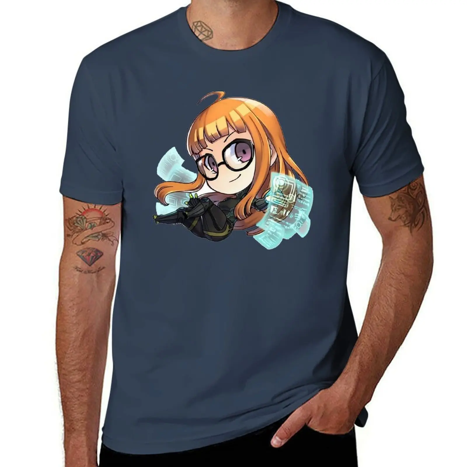 

Futaba Sakura T-Shirt Plus Size Basic Short Sleeve Top
