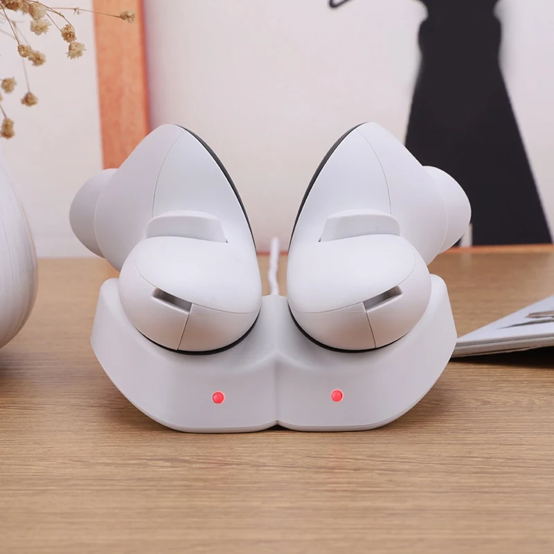 Dock di ricarica con 2 batterie ricaricabili Ricarica rapida da 20 W con indicatore LED per Oculus Quest 3/Meta Quest 3