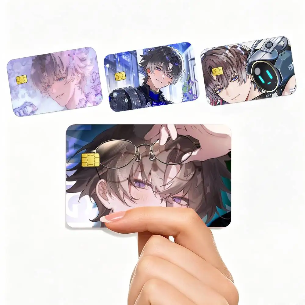 

Open world Game Wuthering Waves X-Xiangli Y-Yao 4pcs 1Set Card Stickers Small Waterproof Chip 4PCS Card Sticker Anti-Scratch