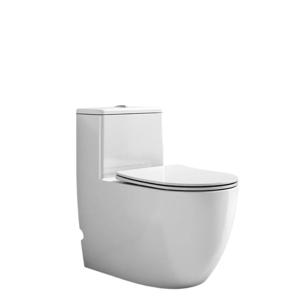 

Straight flush toilet Small apartment rear wall row Horizontal flush drop displacement pipe toilet
