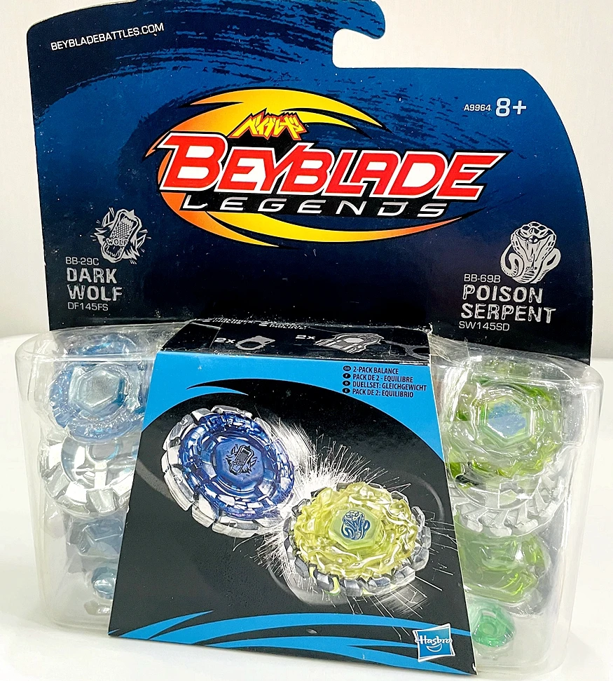 

BEYBLADE LEGENDS BB-29C Темный волк DF145FS & beys collector, ядовитая змея SW145SD