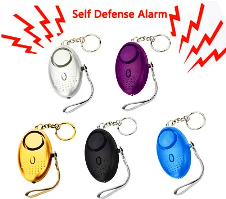 Self Defense Alarm 130db,Portable Emergency Security Alarms Loud Students Elderly Night Runners Defensa Personal Alarm Keychain