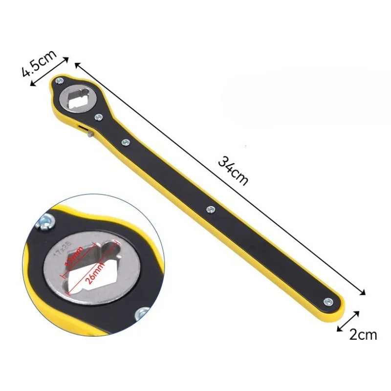 

Auto Labor Saving Jack Ratchet Wrench Tire Jack Removal Wrench Cross car Labor Saving Wrench Rocker Arm