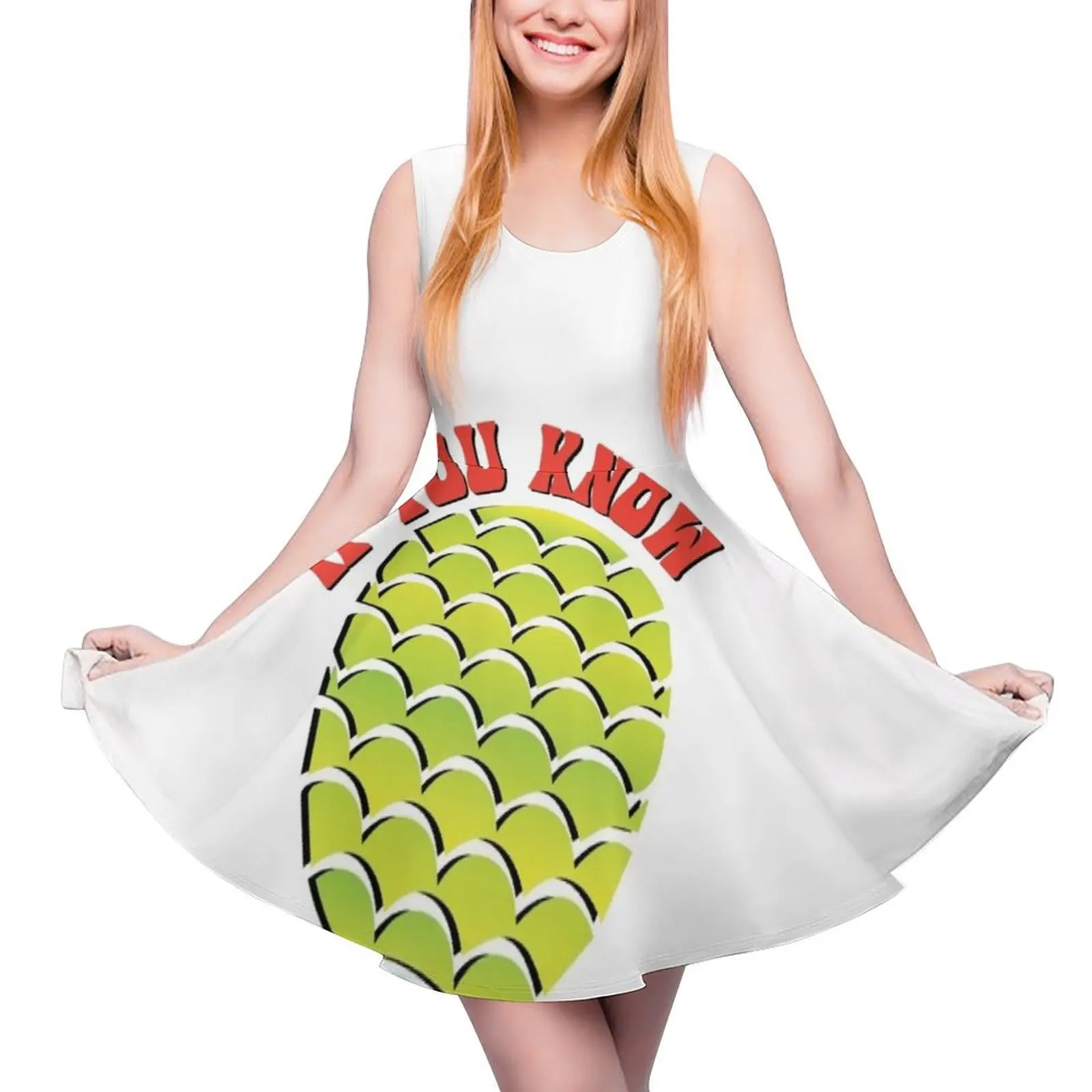 

Upside Down Pineapple Swinger Sleeveless Dress clothes for women Woman"s evening dress dress for women summer