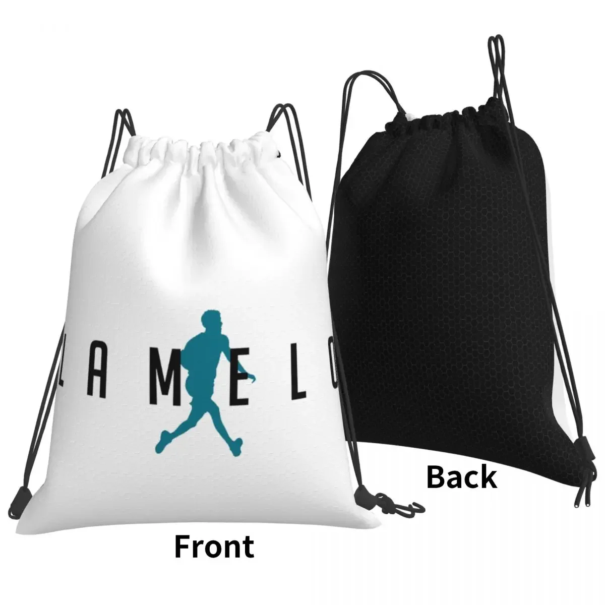 LaMelo Ball - Charlotte North Carolina - Hornets Basketball Backpacks Portable Drawstring Bags Shoes Bag BookBag For Travel