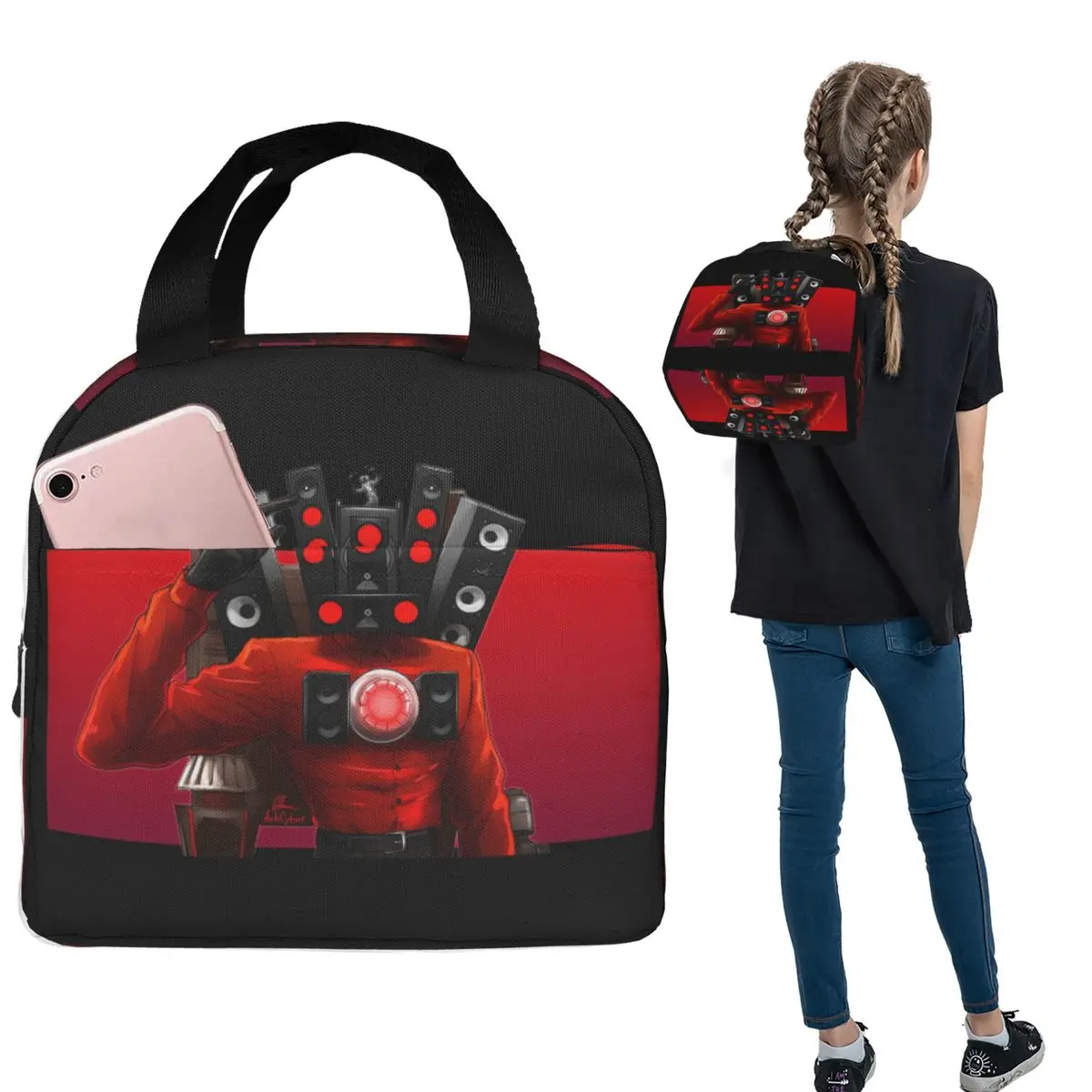 

Screenshot Lunch Bags Insulated Bento Box Waterproof Lunch Tote Leakproof Picnic Bags for Woman Children Work