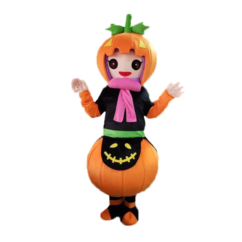 

Halloween Pumpkin Mascot Costume Suits Mascot Costume Vegetable Pumpkins Cosplay Party Game Dress Adult Size