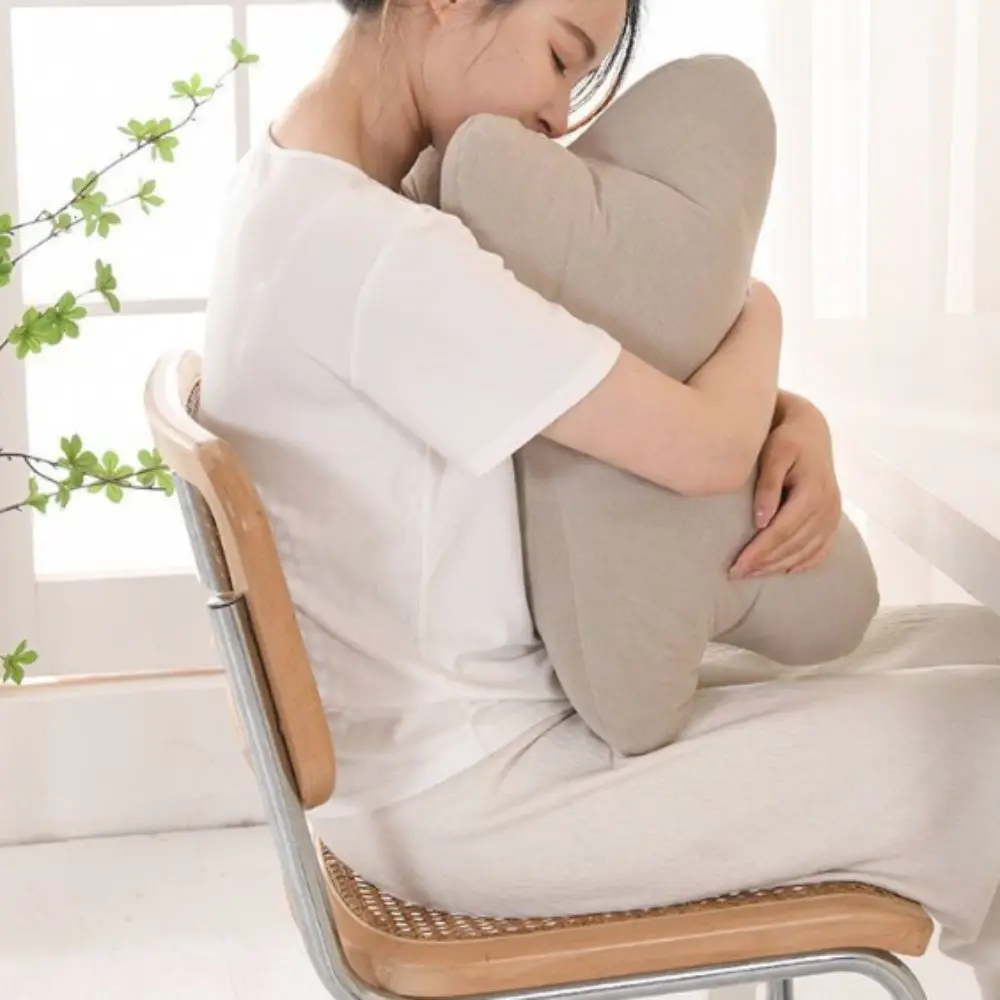 Triangular Bone Shape Cervical Support Pillow PP Cotton Filling 3D Lumbar Pillow Anti-clumping Puffy Neck Headrest Pillow Adults