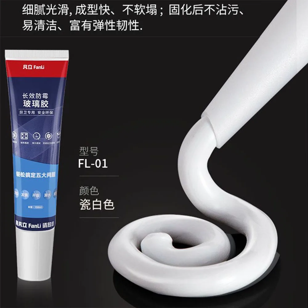 Multipurpose Quick-Dry Ultra-Strong Sealant Glue | Water-Resistant Adhesive for Tile, Glass & Ceramic in Kitchen, Bathroom