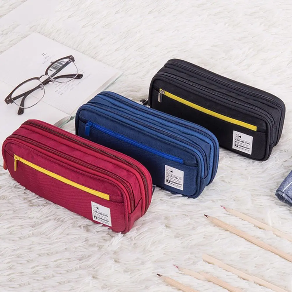 Bag Travel Wallet Large Capacity Storage Box Schools Supplies Cosmetic Bag Pencil Case Stationery Storage Pen Bag Pen Box