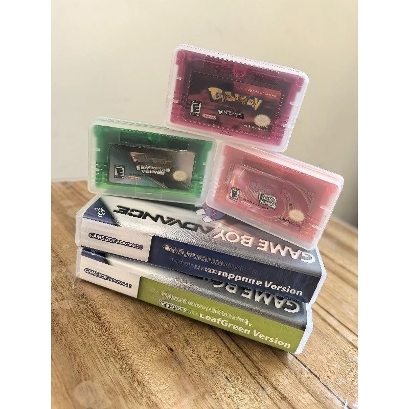 Game Card English Language Emerald Sapphire Series GBA GBC GB NDSL GBM SP Ruby Firered Video Cartridge Console Game Card