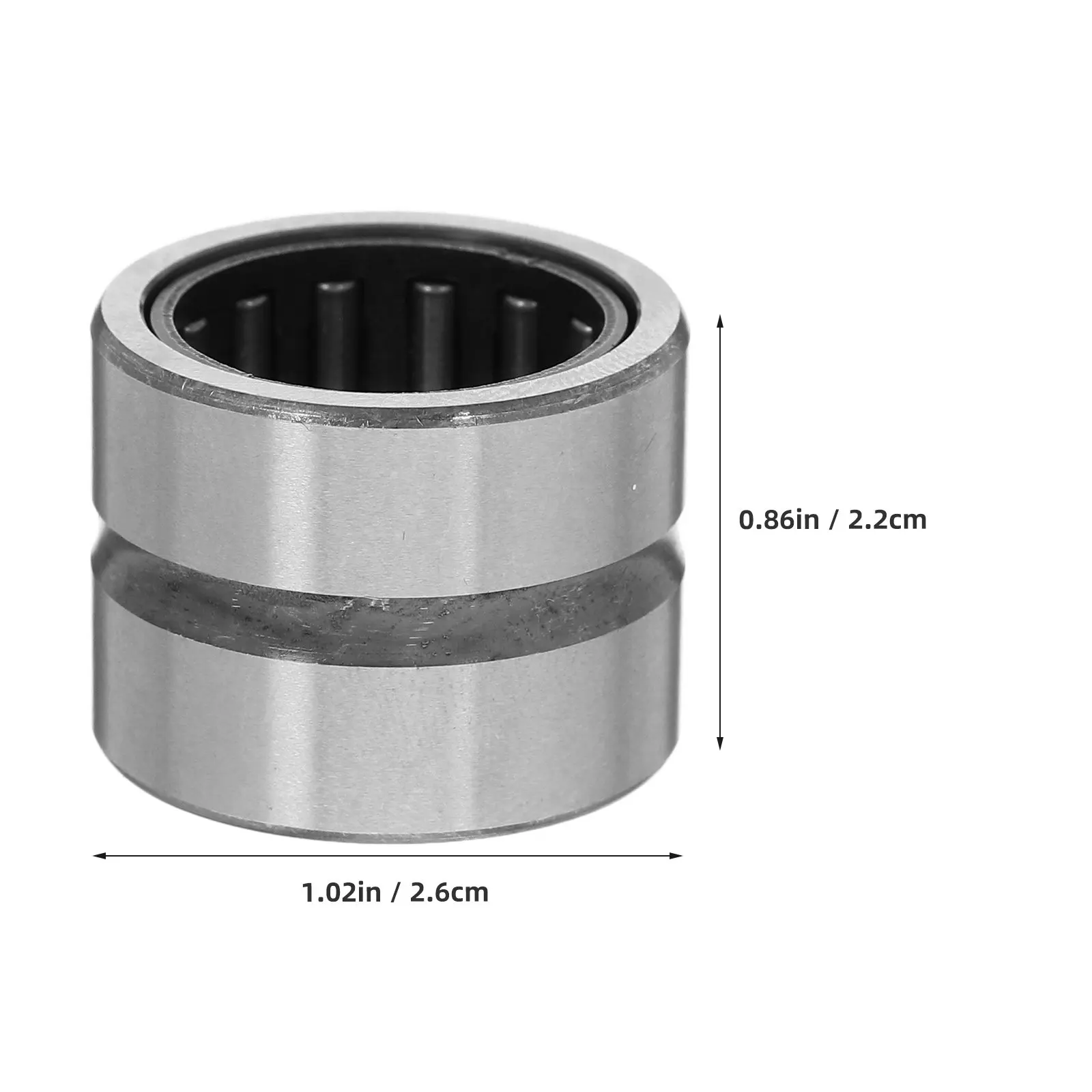 2Pcs Industrial Thrust Needle Roller Bearings High Load Capacity Load Bearing Steel for Electric Tools Electric