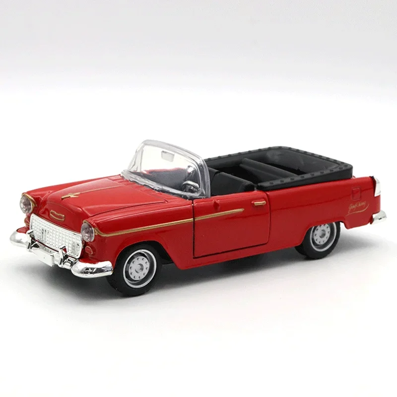 1:32 Alloy Diecast Cabriolet Vintage Car Model Classic Pull Back Car Miniature Vehicle Replica For Collection Decorate Gifts kid