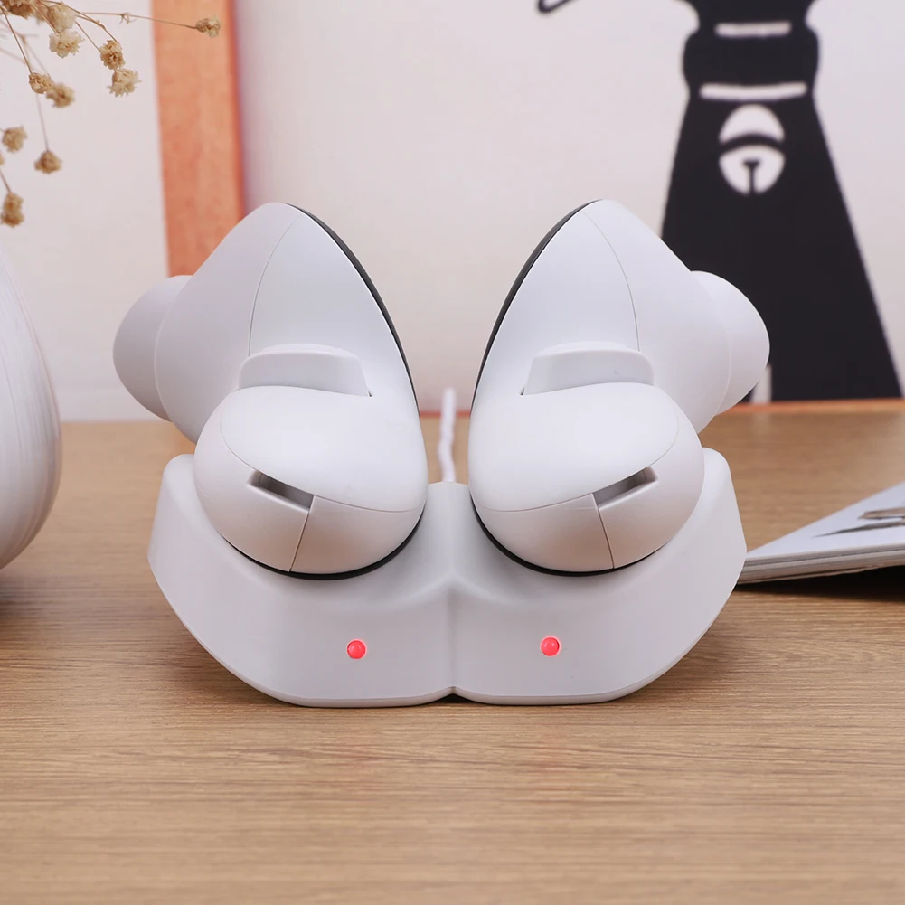 حامل محطة شحن وحدة التحكم 20 وات حامل عرض شحن سريع مع مؤشر LED لـ Oculus/Meta Quest 3 لـ Oculus Quest 3
