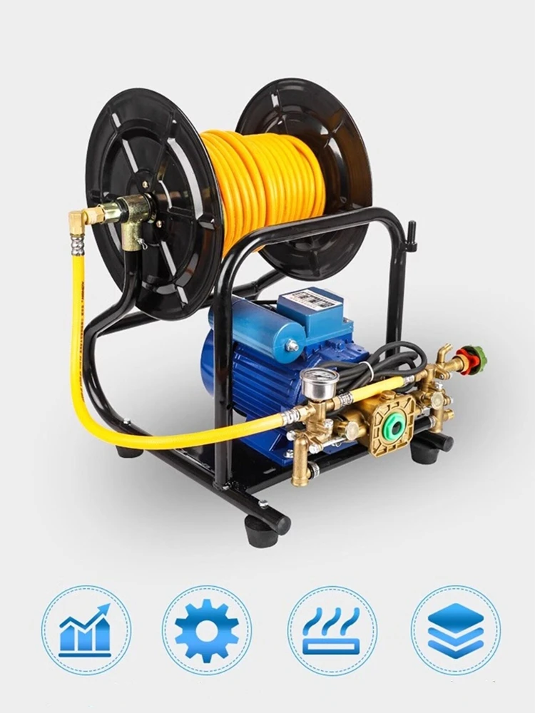 

Electric new agricultural portable spray four stroke coiled tube integrated high-pressure spraying
