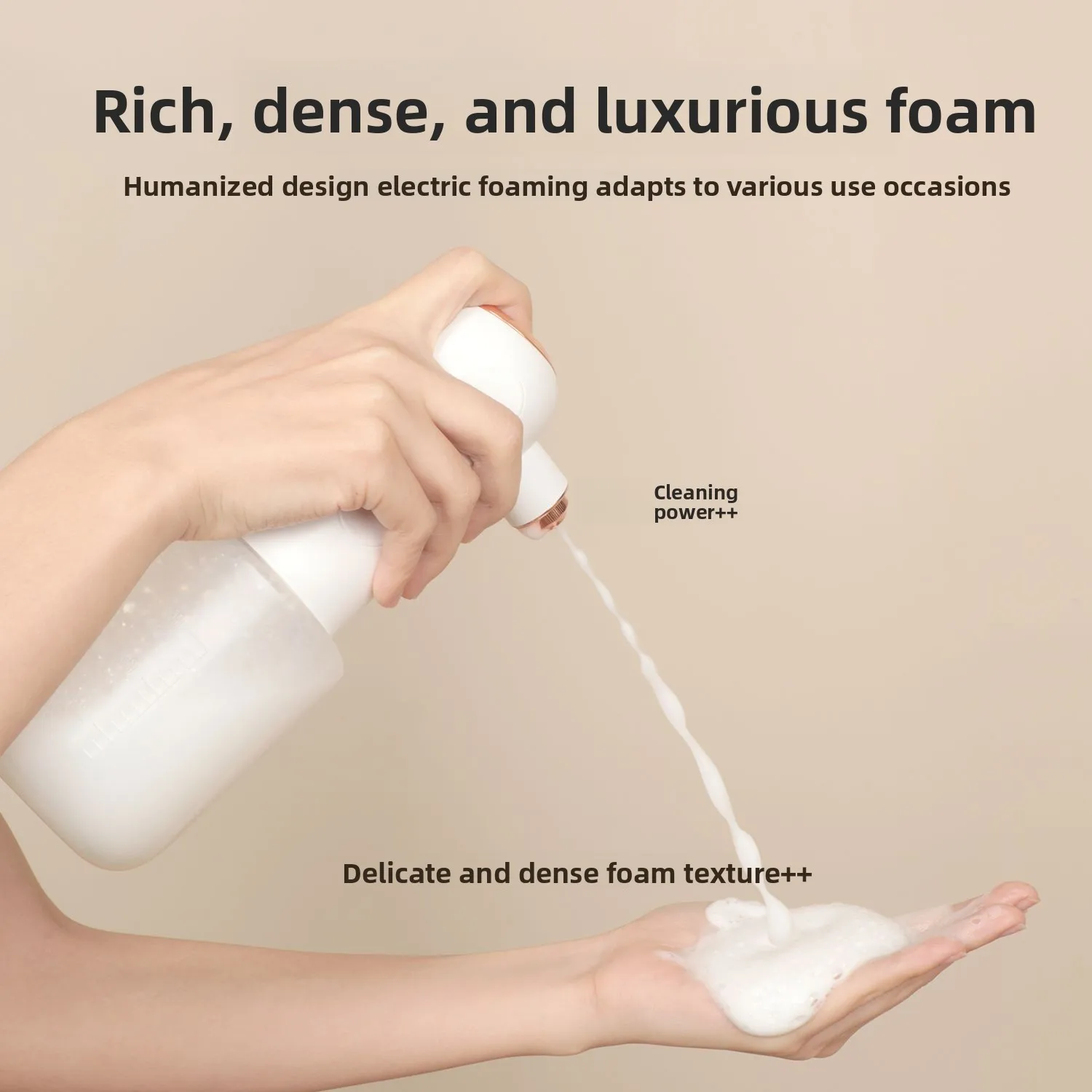 Household Electric Multi-functional Foaming Machine Liquid Dispensing Foam Soap Liquid Dispenser