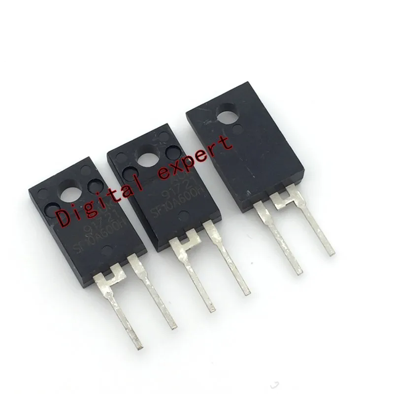 20Pcs SF10A400H SF10A400 SF10A600H  Ultra-Snel Herstel Gelijkrichter Diode 10A 400V TO-220F