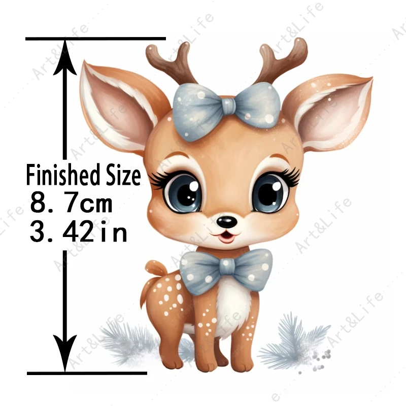 Christmas Deer Metal Cutting Dies Cute Animals For Making Scrapbooking Papper Cards Album Embossing Blade Punch Stencils Cut Die