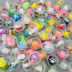 30/50 Pcs 32mm Transparent Eggshell Mixed Toy Kids Birthday Party Favor Pinata Gift Bag Filler Carnival Christmas Gift Reward