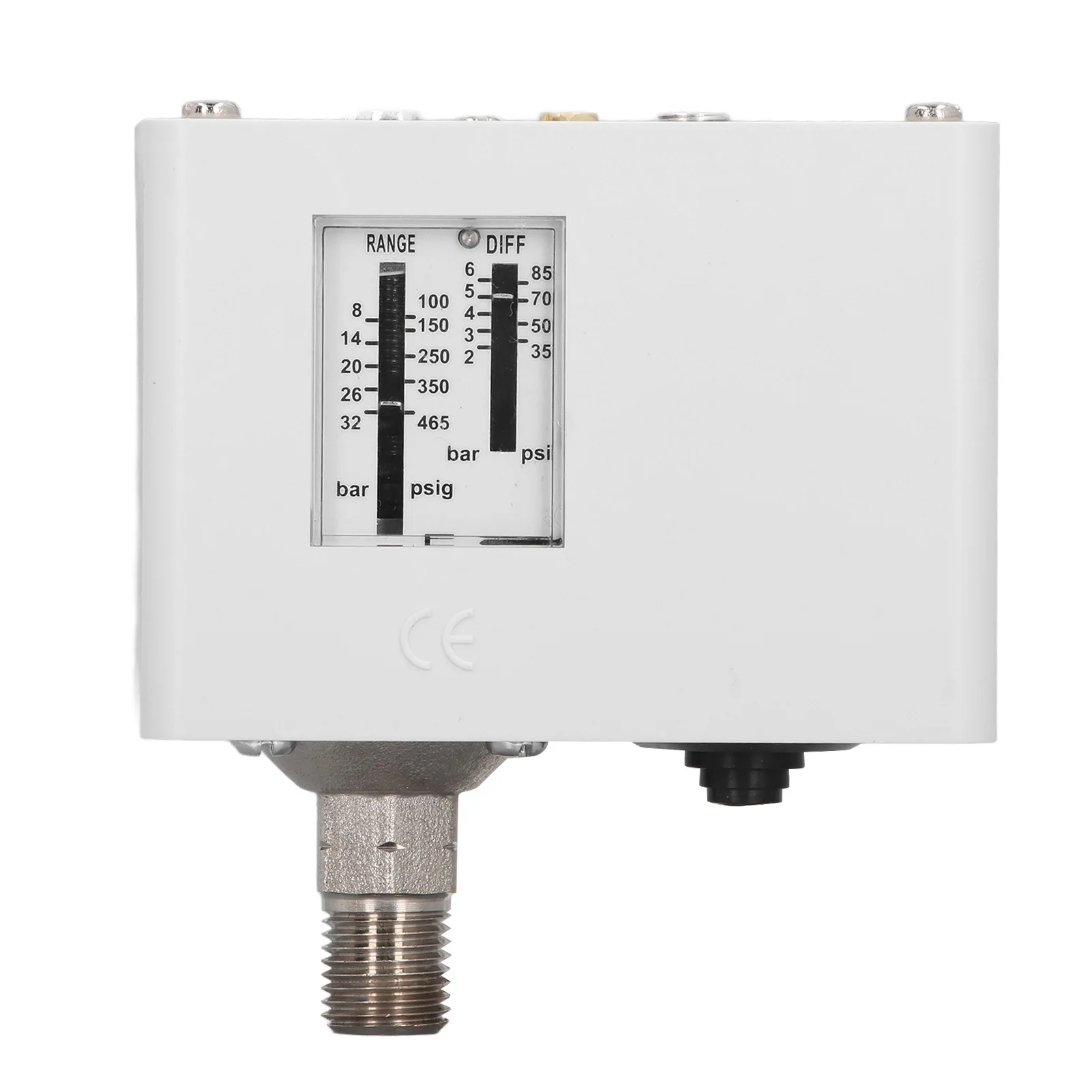 

Adjustable Differential Pressure Switch SPDT Pneumatic Pressure Gauge Adjustable Differential Pressure Controller SPDT Pressure