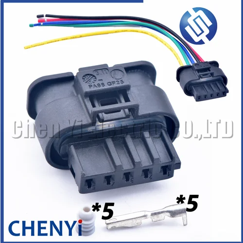 Imagen 1 del producto Colector de admisión de motor de 5 pines, amortiguador de servomotor, enchufe del sensor del medidor de flujo de aire 872-860-541 para BMW Benz M271 E60 523 525