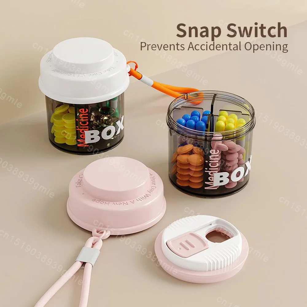 Pill Medicine Box Weekly Tablet Holder Portable Travel Mini Small Pill Box Pills Cases Storage Organizer Container Pill Storage