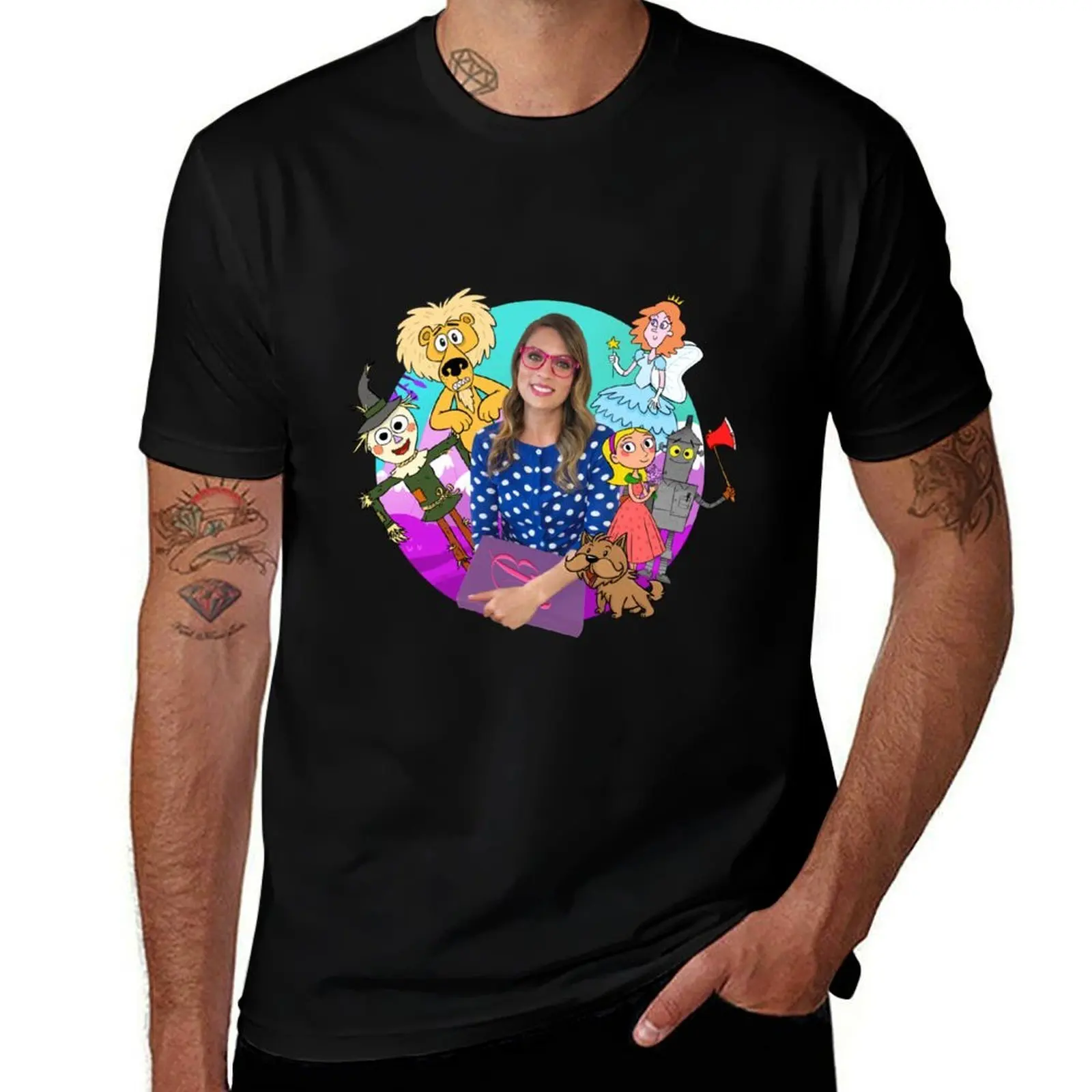 

Ms. Booksy Wizard of Oz Cool School T-Shirt Novelty Graphic Tee Shirt
